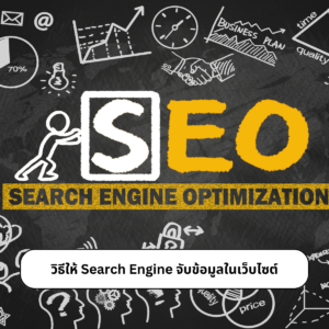 วิธีให้ Search Engine จับข้อมูลในเว็บไซต์เพื่อให้ได้ผลลัพธ์ที่ดีในการรับทำ SEO