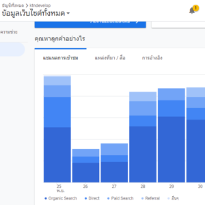 เครื่องมือดูแลเว็บไซต์ 3 Google Analytics