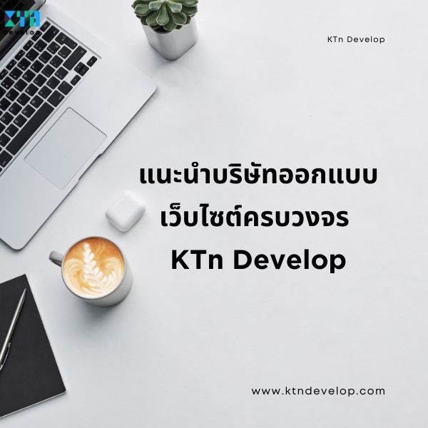 แนะนำบริษัทออกแบบเว็บไซต์ครบวงจร KTn Develop